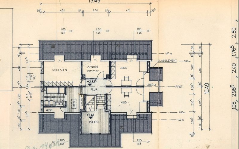 Grundriss Dachgeschoss