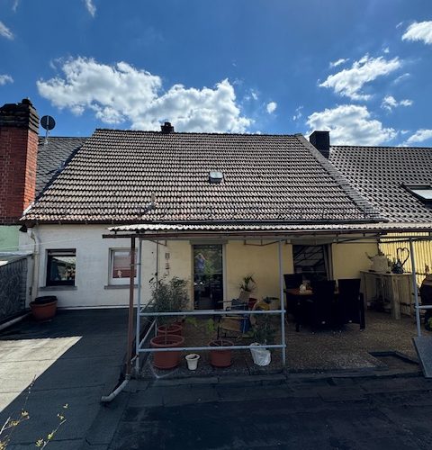 Terrasse aufr der Rückseite in Höhe OG