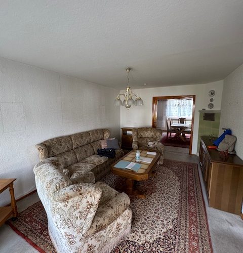 Blick vom Wohn- ins Esszimmer