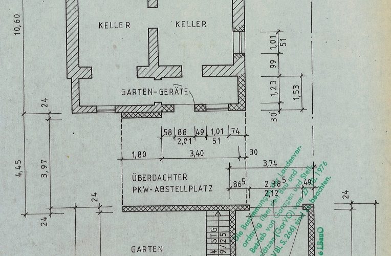 Grundriss Keller