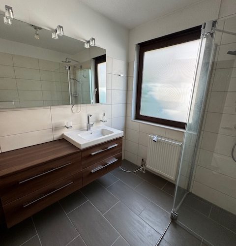 modernisiertes Badezimmer im EG