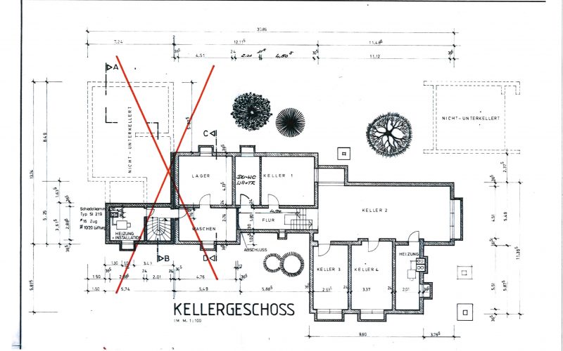 Grundriss Kellergechooss v