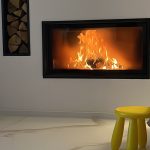 Detailaufnahme vom Kamin