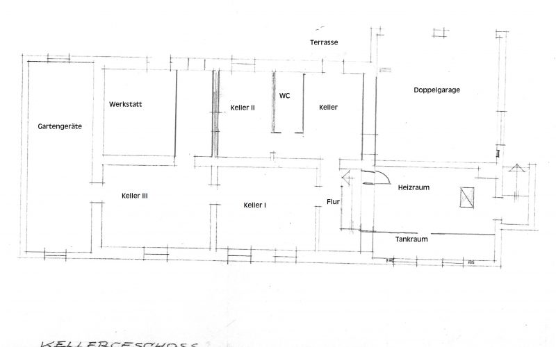 Grundriss Keller 