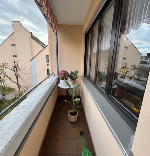 Verlängerung des Balkons