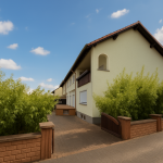 Seitenansicht mit Blick zumHof