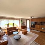 Wohnzimmer mit Panoramfenstern