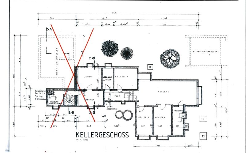 Grundriss Kellergeschoss 
