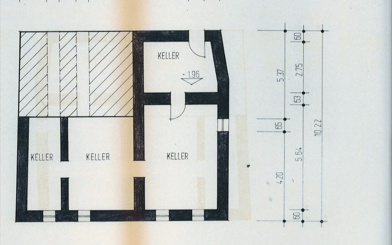 Grundriss Keller