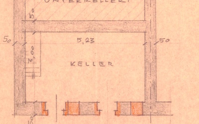 Grundriss Keller