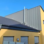 Detailaufnahme vom modernisiertren Dach