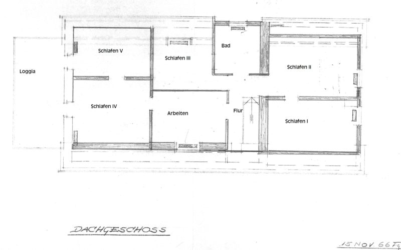 Grundriss Dachgeschoss