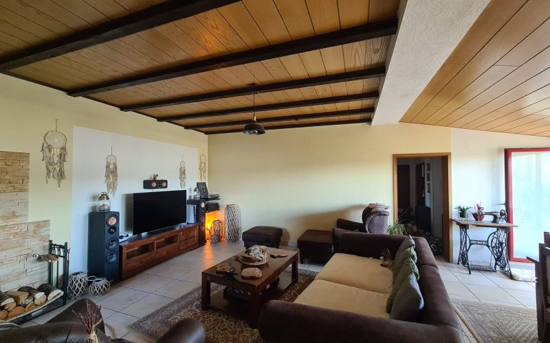 Wohnbereich im möblierten Zustand