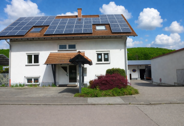 1 Vorderansicht der Liegenschaft