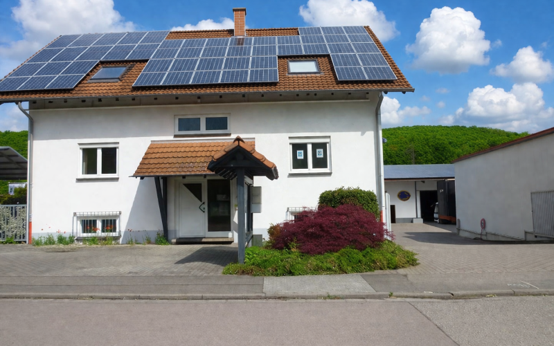 1 Vorderansicht der Liegenschaft