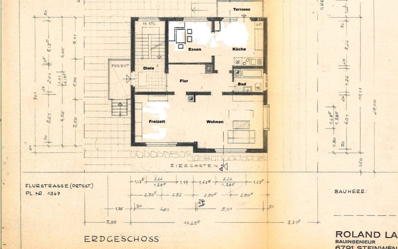 Grundriss Erdgeschoss