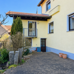 Terrasse auf der Rückseite