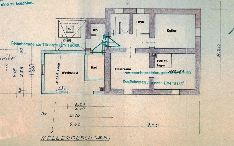 Grundriss Keller