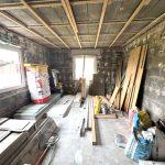 Zimmer im Rohbau im EG