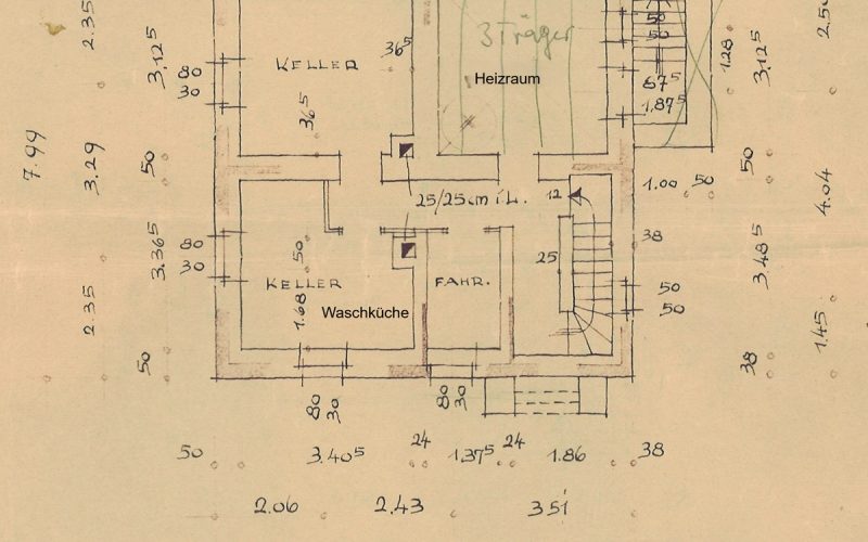 Grundriss Keller Grundriss Keller