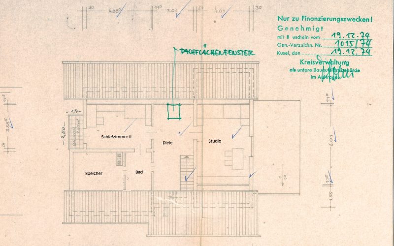 Grundriss Dachgeschoss