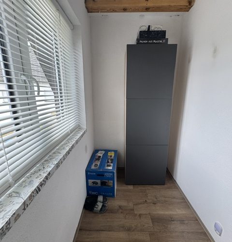 Garderobe im DG