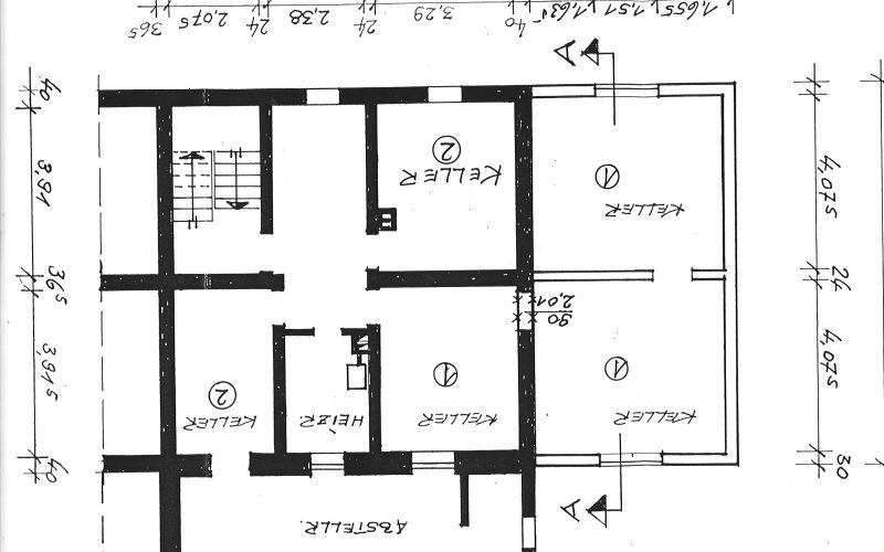 Grundriss Keller