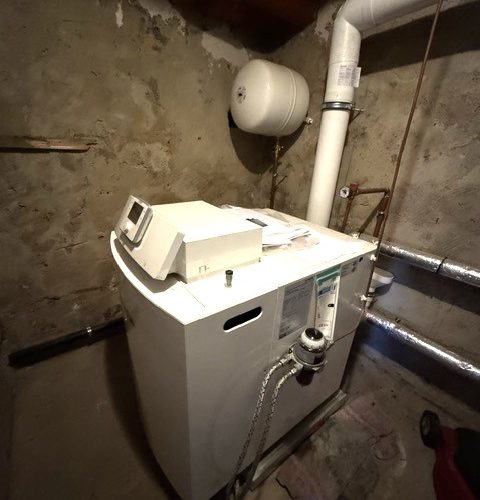 modernisierte Heizungsanlage