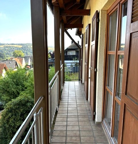 Balkon auf der westlichen Seite